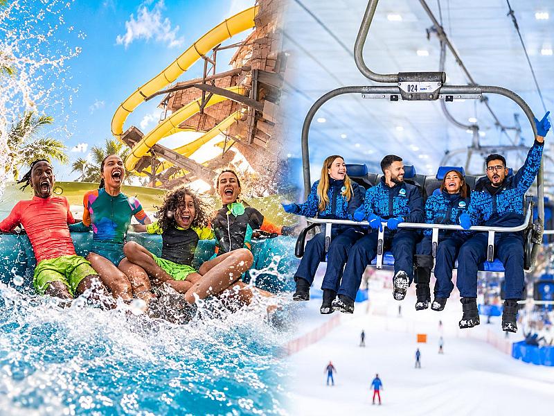 Aquaventure World + Ski Dubai Snow Classic