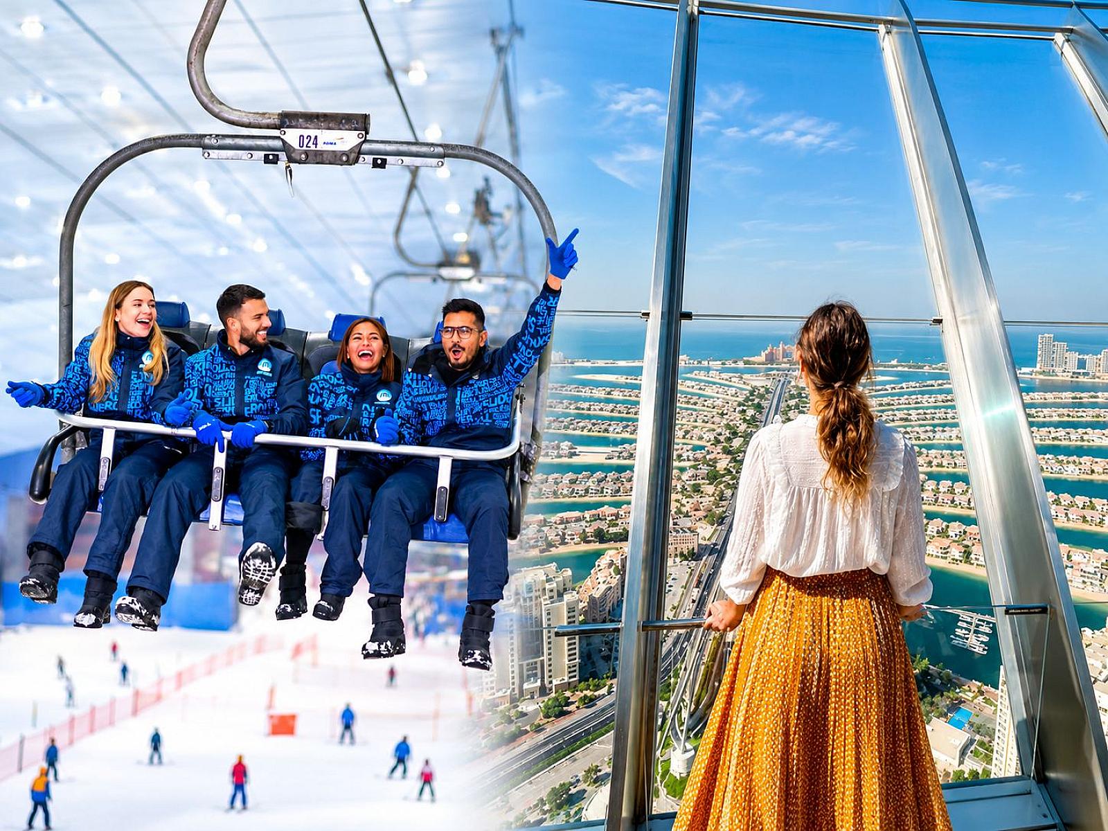 Ski Dubai Snow Classic + The View Palm Jumeirah Non Prime Hours