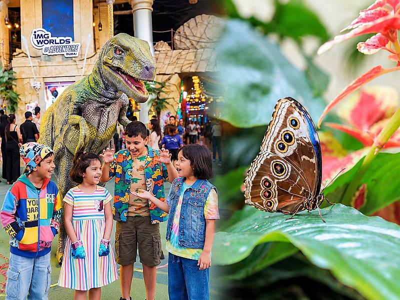 IMG Worlds of Adventure + Dubai Butterfly Garden