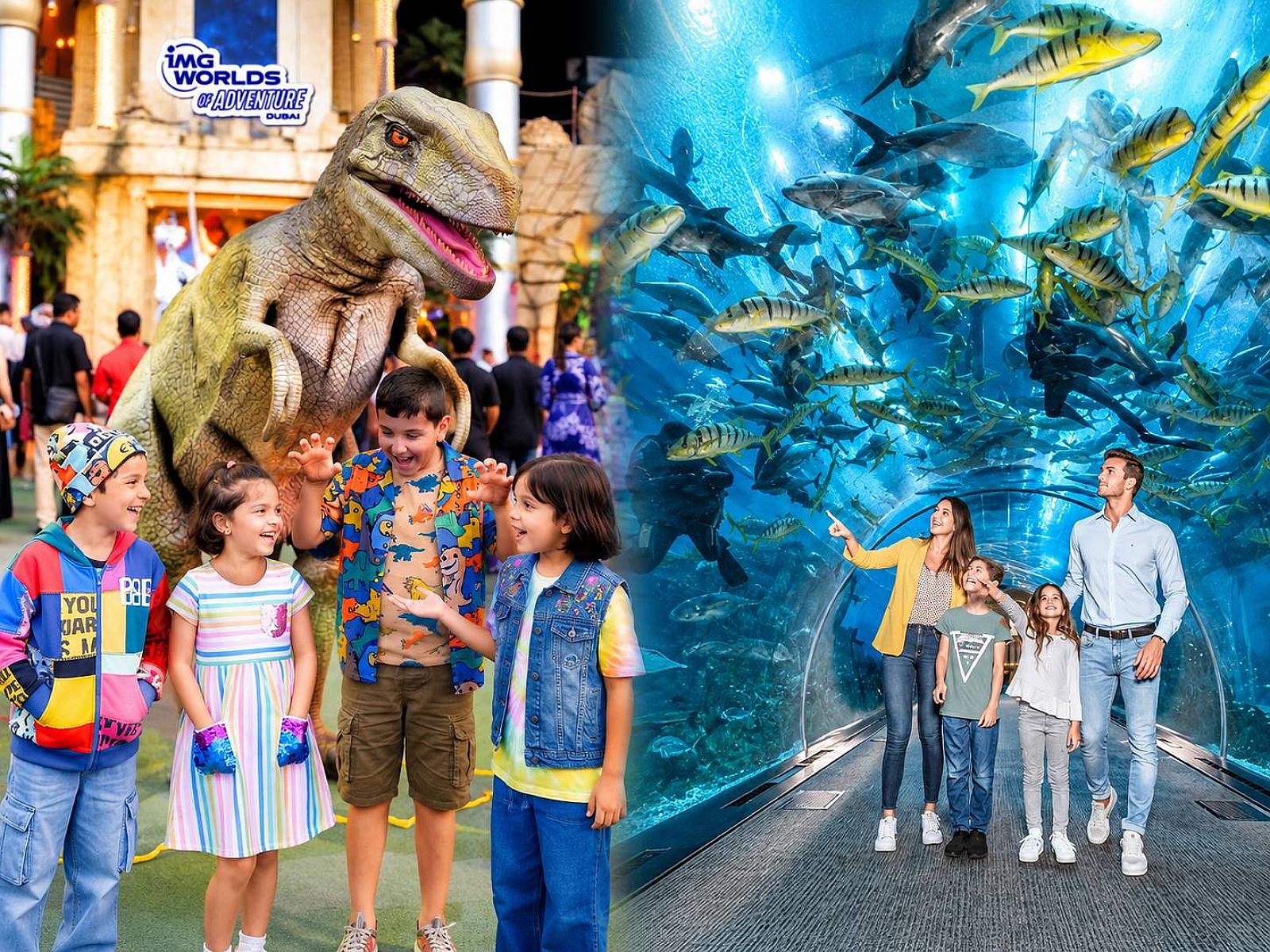 IMG Worlds of Adventure + Dubai Aquarium & Underwater Zoo - Silver