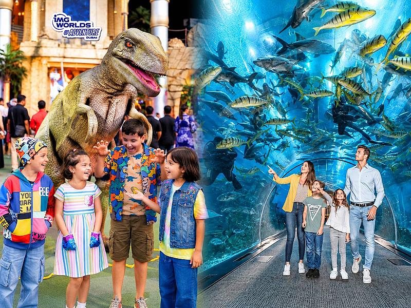 IMG Worlds of Adventure + Dubai Aquarium & Underwater Zoo - Silver