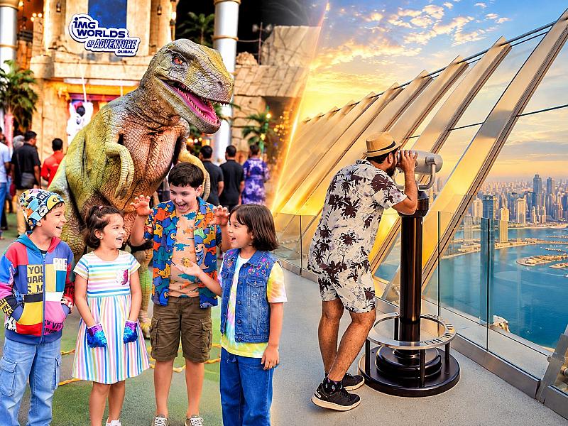 IMG Worlds of Adventure + The View Palm Jumeirah Non Prime Hours